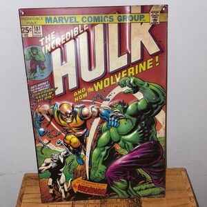 Marvel Incredible Hulk Comic Art - Green, Yellow, Red